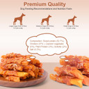 Dog Treats Chicken Wrapped Sweet Potato Dog Treats, Puppy Training Snacks, Rawhide Free Treats 2lb