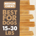 Mighty Paw Yak Cheese Chews For Dogs | All-Natural Long Lasting Pet Treats. Odorless Limited-Ingredient Chews For Puppies & Power-Chewers (Medium, 4 Pack)