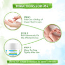 Mamaearth Milky Soft Diaper Rash Cream For Babies  50G, White