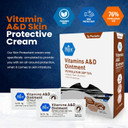 Med Pride Vitamin A & D Skin Protectant Ointment, 5G Packets, 144-Count, For Body Chaffing, Diaper Rash, Cuts, Dry-Cracked Hands/Feet/Face| Lanolin & Petrolatum Formula| For Men, Women & Baby Skin