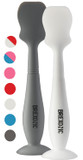 Brexonic Diaper Cream Spatula, Baby Butt Spatula For Diaper Cream, Soft Flexible Silicone Baby Bum Brush, Suction Base Diaper Cream Applicator (2 Pk White & Grey)