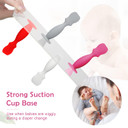 4 Pack Baby Diaper Cream Spatula Butt Paste Spatula Diaper Cream Applicator Baby Soft Flexible Silicone Diaper Rash Cream Brush Butt Spatula For Boys And Girls (Gray, Rose Red, White, Red)