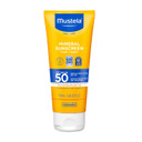 Mustela Baby Mineral Sunscreen Lotion Spf 50 Broad Spectrum - Face & Body Sun Lotion For Sensitive Skin - Water Resistant & Fragrance Free - Regular & Family Size