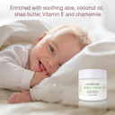 Deluvia Miracle Aloe Baby Cream, Gentle Moisturizing Baby Lotion With Aloe, Coconut Oil, Shea Butter - 4Oz