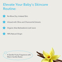 Protective Baby Daily Care Cream Ecolatier, Olive & Chamomile Extracts With Bisabolol, 98% Natural, Vegan - Hydrates, And Supports Healthy Skin - 3.4 Fl Oz