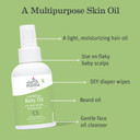 Earth Mama Calendula Baby Oil | Massage Oil For Newborn Skin Care, Dry Skin & Scalp Moisturizer, Fragrance Free, 4-Fluid Ounce (2-Pack)