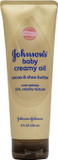 Johnson'S Baby Creamy Oil, Cocoa And Shea Butter, 8 Ounce (Pack Of 2)