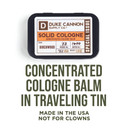 Duke Cannon Supply Co. Solid Cologne - Men's Concentrated Balm, 1.5 oz. (Birchwood)