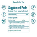 Secrets Of Tea Baby Colic Tea For Gas, Acid Reflux Relief, Tummy, And Sleep - Natural Usda Organic Caffeine-Free Herbal Calming Tea For Babies And Newborns - Up To 40 Servings - 20 Count(1 Pack)