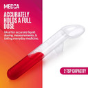 Calibrated Medicine Spoon For Kids, Baby & Toddler - (Pack Of 2) - 2 Tsp/10 Ml Capacity Plastic Oral Liquid Dose Medication Graduated Dispenser