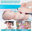Baby Nasal Aspirator, Sinus Rinse System Professional Baby Nasal Irrigator- Portable Infant Nose Cleaner Quick Rinse Device For Newborn Infants Kids Children- Bpa Free More Convenient, 4 Packs 1