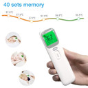 Wellue Touchless Baby Thermometer, Infrared Forehead and Ear Thermometer, Medical Temporal Thermometer for Adults, Kids, Babies, Large LCD Screen, Memory Stroage and Fever Alarm