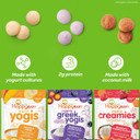 Happy Baby Organic Creamies Freeze-Dried Veggie & Fruit Snacks With Coconut Milk Strawberry Raspberry & Carrot, 1 Ounce (Pack Of 8)