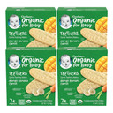 Gerber Organic Teethers Gentle Teething Wafers, Mango Banana Carrot (1 Count (Pack Of 4))