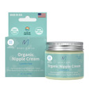 Mama & Wish Organic Nipple Cream - Breastfeeding Balm | Lanolin-Free, Postpartum Essentials Safe For Nursing, Non-Gmo (2 Oz)