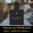 Pete & Pedro Villain - Eau De Parfum | Original Male Fragrance - Tobacco And Vanilla With A Burst Of Spice & Woods Men'S Cologne | As Seen On Shark Tank, 1.7 Oz