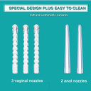 Vaginal Douche Enema Cleaner 600Ml Reusable Manual Pressure Anal Vaginal Cleaning System Portable Kit