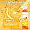 Yoni Soap & Yoni Oil & Feminine Wash Set For Women, Yoni Wash For Vaginal Ph Balance Remove Odor Moisturizing, Orange 1 Fl.Oz Feminine Oil & 5.07 Fl.Oz Vaginal Wash 3.53 Oz Yoni Soap Bar