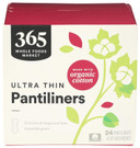 Azalea, Organic Cotton Pantiliners, Ultra Thin, 24 Ct