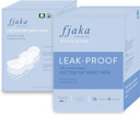 Fjaka Usa [Fee-Ah-Ka] Feminine Care Organic Cotton Cover Pads - Ultra Thin Sanitary Napkin Pads Heavy Absorbency, Unscented With Pad Wings For Women