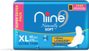 Naturally Soft Ultra Thin Xl Sanitary Pads For Women| 40 Pads, Pack Of 1| 275Mm Long| Cottony Soft Top Cover| Fast Absorption| With Fluid Lock Gel Technology| With Free Biodegradable Disposable