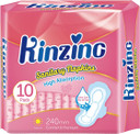Maxi Pads For Women Heavy Flow With Wings Pure Cotton Panty Liners 10 Count Fragrance-Free Pad