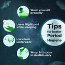 Whisper Ultra Night Sanitary Pads For Women, Xl+ 15 Napkins