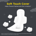 Stayfree Advanced Extra Large All Night Soft Cover Sanitary Pads For Women With Wings, 28 Pads