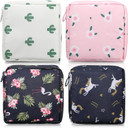 4 Pieces Sanitary Napkin Storage Bags Period Bag For Teen Girls Pad Bags For Period For School Sanitary Pouch For Feminine Products Sanitary Pad Storage Bag With Zipper For Teen Girls Women Ladies