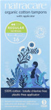 Natracare Organic Cotton Tampons With Cardboard Applicator, (1 Pack, 16 Tampons Total) Natracare Organic Cotton Tampons With Cardboard Applicator, (1 Pack, 16 Tampons Total)