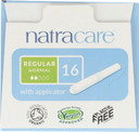 Natracare Organic Cotton Tampons With Cardboard Applicator, (1 Pack, 16 Tampons Total) Natracare Organic Cotton Tampons With Cardboard Applicator, (1 Pack, 16 Tampons Total)