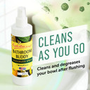 Maplefield 2 Pack Toilet Deodorizer Spray - 8 Oz - Bathroom Buddy Air Freshener - Hides Odor Fast - Plant-Based Ingredients - Portable And Easy To Use (Citrus Scent)