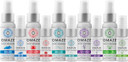 Mist N Go Refresh Toilet Spray - Bathroom Spray Odor Eliminator - Toilet Smell Eliminator Deodorizer - Bathroom Smell Good Spray Women Men Odor Neutralizer Spray Fresheners - Breeze + Dream + Lavender + Fresh Linen + Blossom (2Oz + 0.68Oz) X5