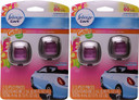 Febreze Car Vent Clips 4-Pack Febreze Air Freshener (Gain Island Fresh)