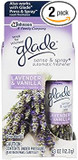 Glade Sense & Spray Refill, Lavender & Vanilla, 0.43 Oz-2 Pk