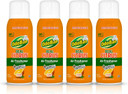 Odoban Aroma Eliminator, 360-Degree Continuous Spray Natural Oil Real Citrus Air Freshener, Toilet Spray, 4-Pack, 10 Ounces Each, Orange Scent