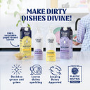 Cleancult Dish Soap Liquid Refills (32Oz, 1 Pack) - Dish Soap That Cuts Grease & Grime - Free Of Harsh Chemicals - Paper Based Eco Refill, Uses 90% Less Plastic - Lemon Verbena