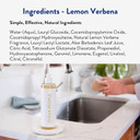 Clean People Liquid Dish Soap - Plant Based Dish Soap - Biodegradable Formula - Recyclable Packaging (Lemon Verbena Scent) 12 Fl. Oz (3 Pack)