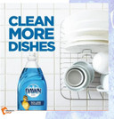 Dawn Ultra Dish Soap Dishwashing Liquid + Includes Venancioã¢ÂSfridge Sticker And Cleaning Sponge (Original Scent 18 Fl Oz ÃÂ Pack Of 2)