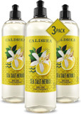 Caldrea Dish Soap, Biodegradable Dishwashing Liquid Made With Soap Bark And Aloe Vera, Sea Salt Neroli, 16 Oz , 3 Pack