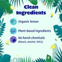 Originally Yellow Plant-Based Dish Washing Liquid | Dish Soap Liquid Infused With Organic Lemon | Quick-Drying Dishwashing Liquid Removes Dirt And Grease | Streak-Free Dish Soap, 16 Fl Oz (3-Pack)