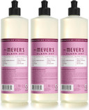 Mrs. Meyer'S Clean Day Liquid Dish Soap, Biodegradable Formula, Peony, 16 Fl. Oz - Pack Of 3