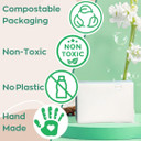Eco-Friendly Dish Washing Bar Soap Set With 2 Fragrance-Free Solid Coconut Oil Bars, Sisal Scrub Brush, And Bamboo Holder - Sustainable Kitchen Cleaning Set