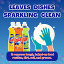 Ajax Dish Soap - Ajax Dishwashing Liquid Super Degreaser 14 Fl Oz (Lemon, Orange, Lime) (Variety Pack Of 6) 2 Of Each - Includes Clean Is Better Card