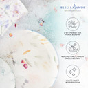 Bleu Lavande - 2 In 1 - Liquid Hand Soap & Dish Soap Refill - Eco Friendly - Lavender Essential Oil - Biodegradable - Cruelty Free - No Artificial Fragrances - 1 X 17.6 Fl Oz And 2 X 33.8 Fl Oz