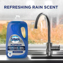 Dawn Platinum Dishwashing Liquid Hand Soap, 90 Fl Oz Refill Bottle, Bundled With Scrubbing Sponge