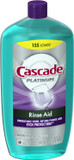 Cascade Rinse Aid Platinum Dishwasher Agent, Regular, 16 Fluid Ounce (Pack Of 6)