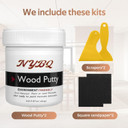 Wood Putty, Wood Filler, Paintable Wood Filler, Wood Floor Repair Kit, 2 Pcs 19.75 Oz White Wood Filler,Quickly Repair Holes, Scratches, Cracks, Etc., In A Variety Of Wooden Furniture Wood Putty, Wood Filler, Paintable Wood Filler, Wood Floor Repair Kit, 2 Pcs 19.75 Oz White Wood Filler,Quickly Repair Holes, Scratches, Cracks, Etc., In A Variety Of Wooden Furniture