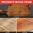 Cutting Board Cream - Wood Wax - Wood Conditioner - Food Grade Wax For Wooden Utensils, Tools, Countertops - Cutting Board Wax - Cracking And Warping Protection - 120Ml/4 Oz - Beaver Wood Care Cutting Board Cream - Wood Wax - Wood Conditioner - Food Grade Wax For Wooden Utensils, Tools, Countertops - Cutting Board Wax - Cracking And Warping Protection - 120Ml/4 Oz - Beaver Wood Care