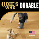 Odie'S Wax Super Hard Wax For Wood Works With Odie'S Oil Odie'S Super Duper Oil And Odie'S Wood Butter For Extra Lustrous Sheen Protection And Durability 9 Ounce Glass Jar